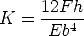      12F-h-
K  =   Eb4
